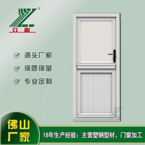 佛山廠家生產(chǎn)臥室陽臺辦公室隔音塑鋼110平開推拉中空玻璃門窗Q41